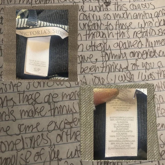 vintage victoria secret plaid ruffle bow accent camisole - Picture 3 of 4